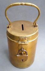 Om 1850-1900 Collectebus Collecte Bus Spaarpot Kerk Kapel, Ophalen of Verzenden, Koper