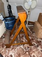 Oude Bidstoel in Goede Staat, Ophalen, Gebruikt, Bruin, Eén