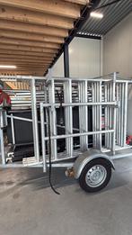 Altrex rolsteiger rs5 op aanhanger 4 fiberdecks 11mtr, Ophalen of Verzenden, Zo goed als nieuw, Rolsteiger of Kamersteiger, 5 meter of hoger