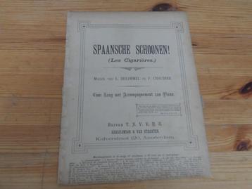 Spaansche schoonen - les cigarieres - delormel / chaudoir beschikbaar voor biedingen