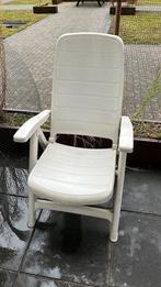 3 witte tuinstoelen GRATIS, Tuin en Terras, Ophalen, Gebruikt, Kunststof