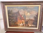 Stadsgezicht Gerard Nijland, Antiek en Kunst, Kunst | Schilderijen | Klassiek, Ophalen