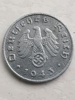 Duitsland Derde Rijk- Nazi Duitsland munt  1 pfennig 1943., Ophalen of Verzenden, Duitsland, Losse munt