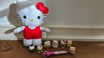 Hello Kitty Plusch/ 7 figuurtjes/ pen met licht, Verzamelen, Zo goed als nieuw, Ophalen