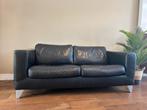 Leren bank Machalke Machalke, Huis en Inrichting, Ophalen, Gebruikt, Rechte bank, Leer