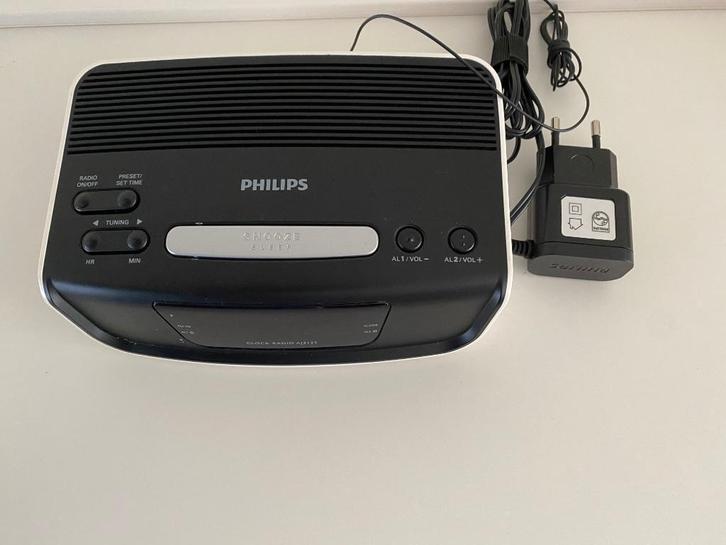 Philips klok/wekker radio.   AJ3123/12, Audio, Tv en Foto, Radio's, Zo goed als nieuw, Ophalen of Verzenden