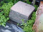 7 oude stoeptegels 30x30. Waren in de kleur rood, Tuin en Terras, Ophalen, Gebruikt, Overige typen, Minder dan 5 m²