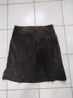 Leren  rok m40 bruin, Kleding | Dames, Rokken, Maat 38/40 (M), Bruin, Ophalen of Verzenden, Zo goed als nieuw
