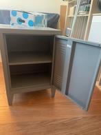 Nachtkastje industrieel, Huis en Inrichting, Ophalen, Minder dan 45 cm, Metaal of Aluminium, 55 tot 70 cm