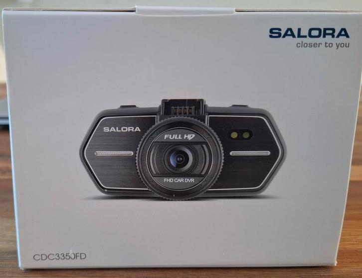 Full HD Dash Cam SALORA CDC3350FD nieuw in doos + kaart 32GB, Auto diversen, Dashcams, Zo goed als nieuw, Ophalen of Verzenden