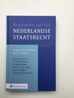 Boek ‘Beginselen van het Nederlandse staatsrecht’ (19e druk), Boeken, Ophalen of Verzenden, Wolters Kluwer, Alpha, WO