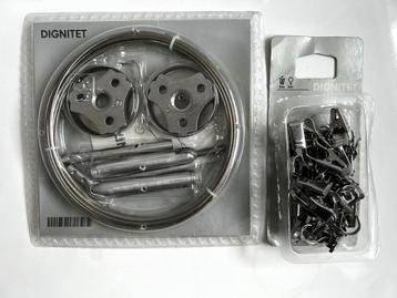 IKEA Dignitet staalkabel incl haakjes *nieuw* beschikbaar voor biedingen