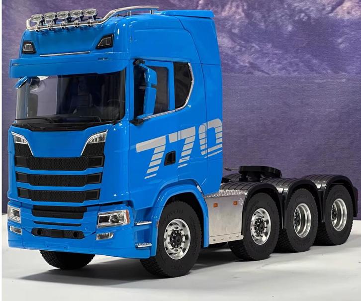 RC 1/14 RTR Scania Zwaar transport Truck Vrachtwagen Tamiya, Hobby en Vrije tijd, Modelbouw | Auto's en Voertuigen, Nieuw, Truck