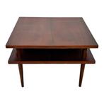 Vintage Salontafel vierkant in rosewood jaren 60 design, Huis en Inrichting, Tafels | Salontafels, Gebruikt, 50 tot 100 cm, Vintage