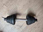 Dumbell gietijzeren schijven, Sport en Fitness, Fitnessmaterialen, Ophalen, Gebruikt, Dumbbell