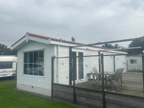 Chalet met centrale verwarming incl. transport NL♦️, Caravans en Kamperen, Stacaravans, tot en met 2, Verzenden