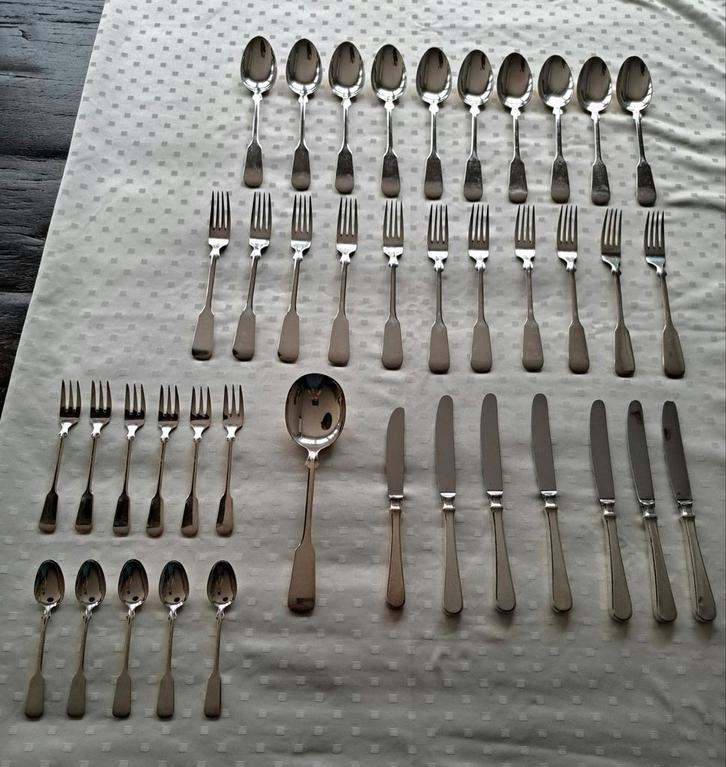 Robbe & Berking Spaten 150g verzilverd, Huis en Inrichting, Keuken | Bestek, Zo goed als nieuw, Rvs of Chroom, Ophalen of Verzenden