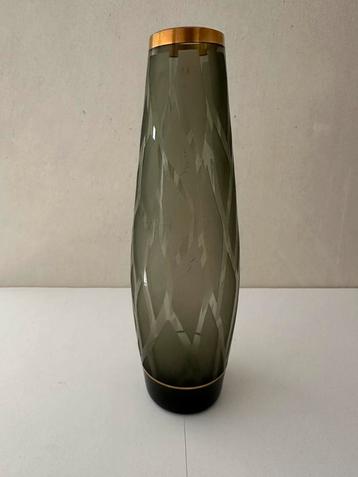 Vintage Retro vaasje Boom’s glas jaren ‘50 groen beschikbaar voor biedingen