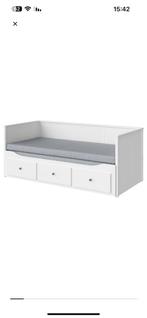 IKEA bed staat goed 90x200 wordt ook 160x200 zonder matras, Huis en Inrichting, Slaapkamer | Bedden, 90 cm, Wit, Tweepersoons