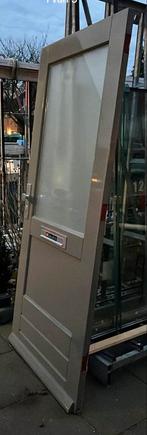 Voordeur 213x92 cm met HR++ glas, Gebruikt, 80 tot 100 cm, Ophalen of Verzenden, 200 tot 215 cm