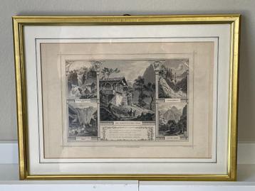 Staalgravure Bei Meiringen im Hasli-Thale 1860 beschikbaar voor biedingen