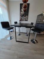 Te koop Mangohouten Bartafel, Huis en Inrichting, Ophalen, Gebruikt, 100 tot 150 cm, 50 tot 100 cm