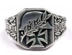 WW2 Stahlhelm ring, Verzamelen, Verzenden, Landmacht, Duitsland, Embleem of Badge