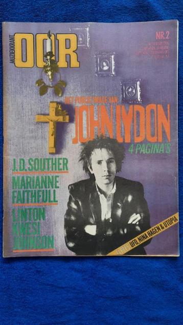 OOR 2-1980 John Lydon J.D.Souther Marianne Faithfull Linton beschikbaar voor biedingen