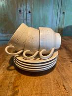 Iers keramiek servies 3 kopjes, 5 schotels, Ophalen of Verzenden