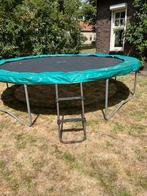Trampoline Berg 370cm met hoes, Ophalen, Gebruikt