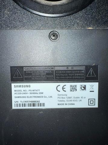 Samsung Soundbar PS-WT47T beschikbaar voor biedingen