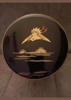 Vintage Blik met Kraanvogels, Verzamelen, Blikken, Ophalen of Verzenden