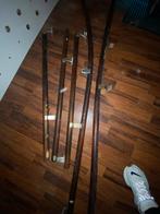 5 houten trapleuningen met houders, Diversen, Trapliften, Ophalen, Gebruikt