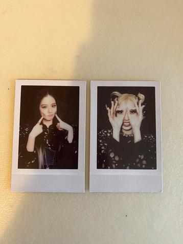 Blackpink Lisa Jisoo born pink album Polaroids photocards