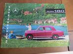Folder Mercedes-Benz 180 Ponton W120 1954, Gelezen, Mercedes-Benz, Mercedes, Ophalen of Verzenden