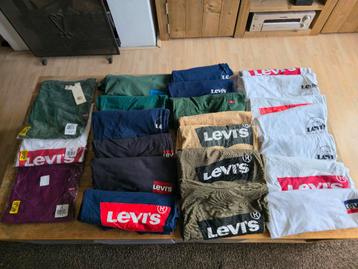 23 x Levi's Levis plus 4xl t shirt heren grote maten beschikbaar voor biedingen