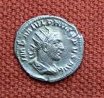 Philippus I de Arabier Romeins zilverstuk., Ophalen of Verzenden, Italië, Losse munt, Zilver