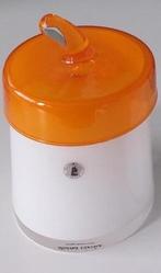 Maria Vinka - GLATT - Voorraadpot - Oranje, Overige typen, Ophalen of Verzenden, Overige stijlen, Glas