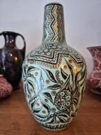 Gevraagd : Vaas/object porceleyne fles in groen craquele., Antiek en Kunst, Ophalen of Verzenden