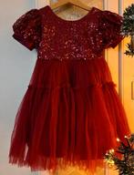 Meisjes kerstjurk nieuw jurk maat 98 104 110 116 kerst rood, Nieuw, Meisje, Ophalen of Verzenden, Jurk of Rok