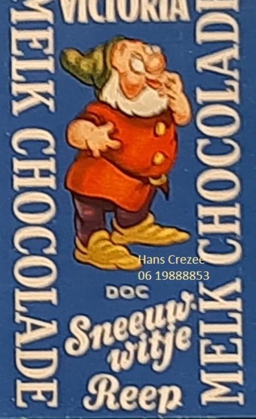 gezocht wikkel sneeuwwitje 7 dwergen victoria chocolade reep, Verzamelen, Merken en Reclamevoorwerpen, Gebruikt, Verpakking, Verzenden