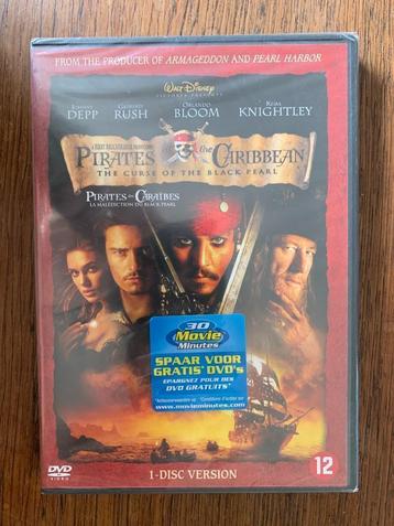 DVD Pirates of the Caribbean; curse black pearl; NIEUW; Depp beschikbaar voor biedingen
