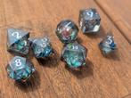 D&D Dobbelstenen Set - Butterfly Glitter Liquid, Hobby en Vrije tijd, Gezelschapsspellen | Bordspellen, Ophalen of Verzenden, Nieuw
