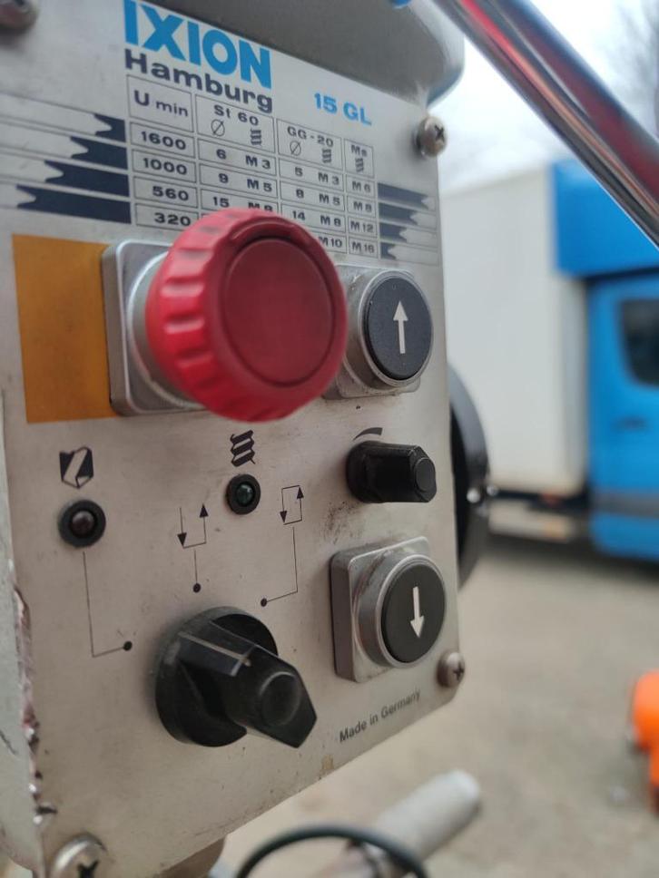 Kolomboormachine tapmachine Ixion BT 15 GL kruistafel tap, Doe-het-zelf en Verbouw, Gereedschap | Boormachines, Gebruikt, Overige typen