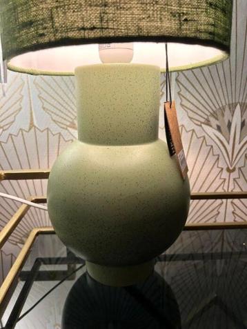 HK living lampvoet green ceramic