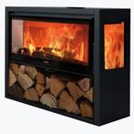 Panadero ALLEGRO 3V – Extra Brede Design Houtkachel, Ophalen of Verzenden, Zo goed als nieuw, Vrijstaande haard, Houthaard