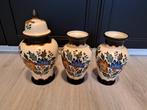 Antieke Vazen Set, Ophalen, Gebruikt, Overige kleuren, Aardewerk of Porselein