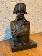 Bronzen Marmer Beeld Buste Napoleon Bonaparte, Antiek en Kunst, Ophalen of Verzenden