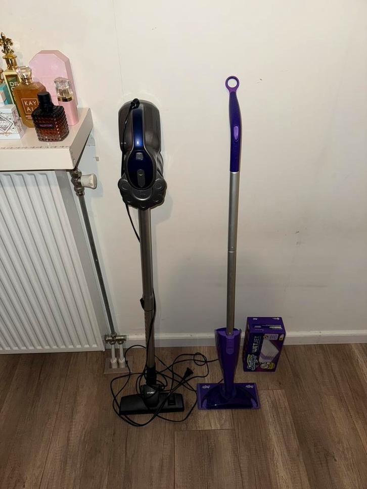 Hyundai steelstofzuiger 600W €50,- met gratis Swifferjet, Witgoed en Apparatuur, Stofzuigers, Zo goed als nieuw, Stofzuiger, Minder dan 1200 watt