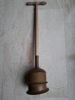 antieke koperen wasstamper, Ophalen